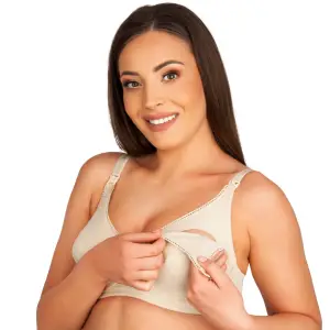 Bawełniany biustonosz do karmienia bez fiszbin Roseline 1700