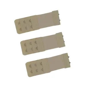 Przedłużki z gumką 3 szt, 2 haczyki,  szerokość 32 mm