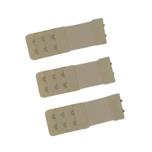 Przedłużki z gumką 3 szt, 2 haczyki,  szerokość 32 mm