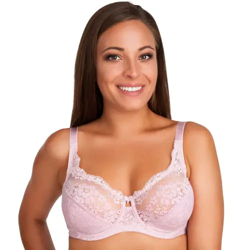 Półusztywniany biustonosz na fiszbinie Laura 1696